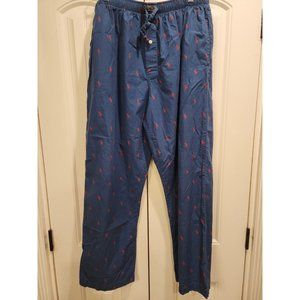 Polo Ralph Lauren Pants Mens L Pajama Pony Logo all over print Jogger Sleepwear